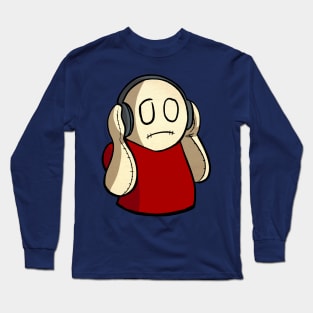 Li'l Depressed Boy -- Headphones Long Sleeve T-Shirt